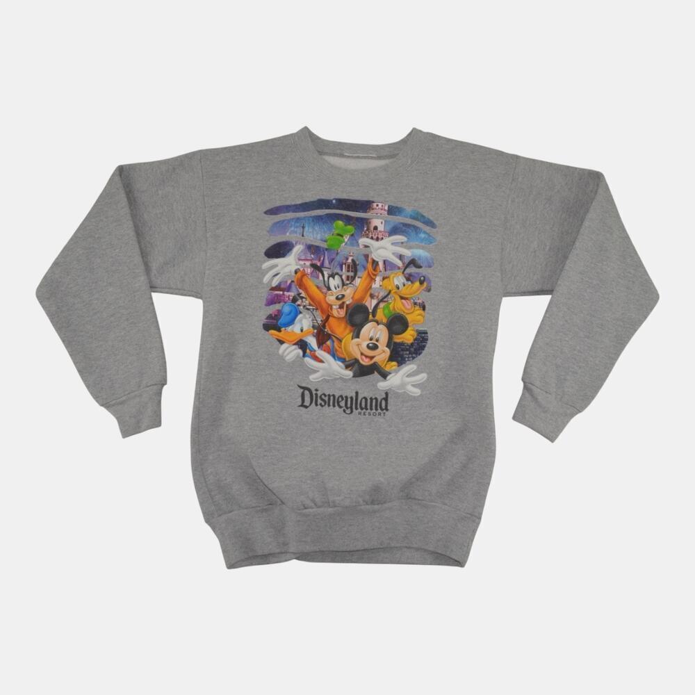Disneyland Resort Mickey Friends Graphic Crewneck Sweatshirt Youth L